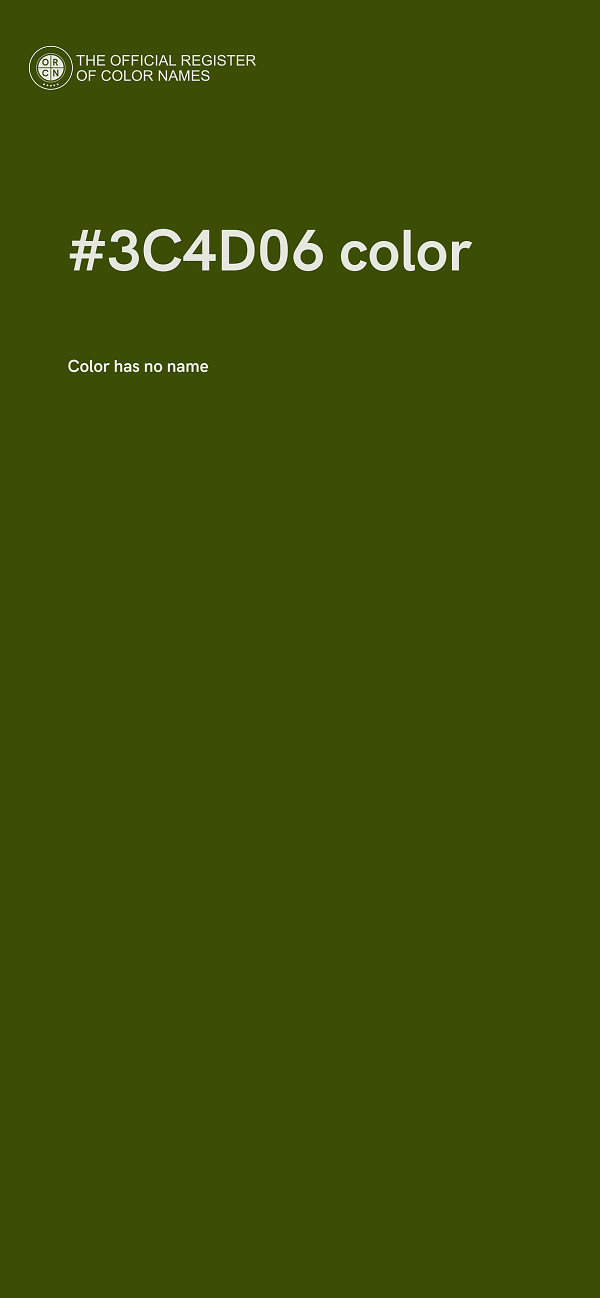 #3C4D06 color image