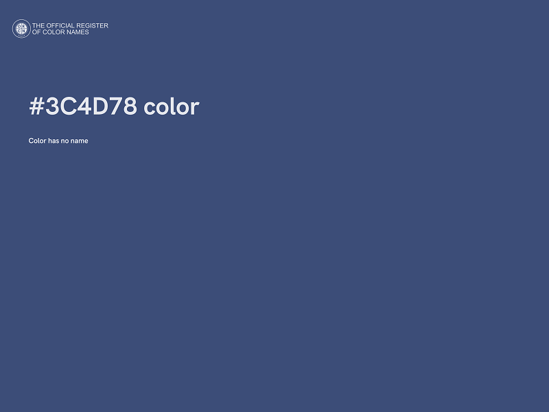 #3C4D78 color image
