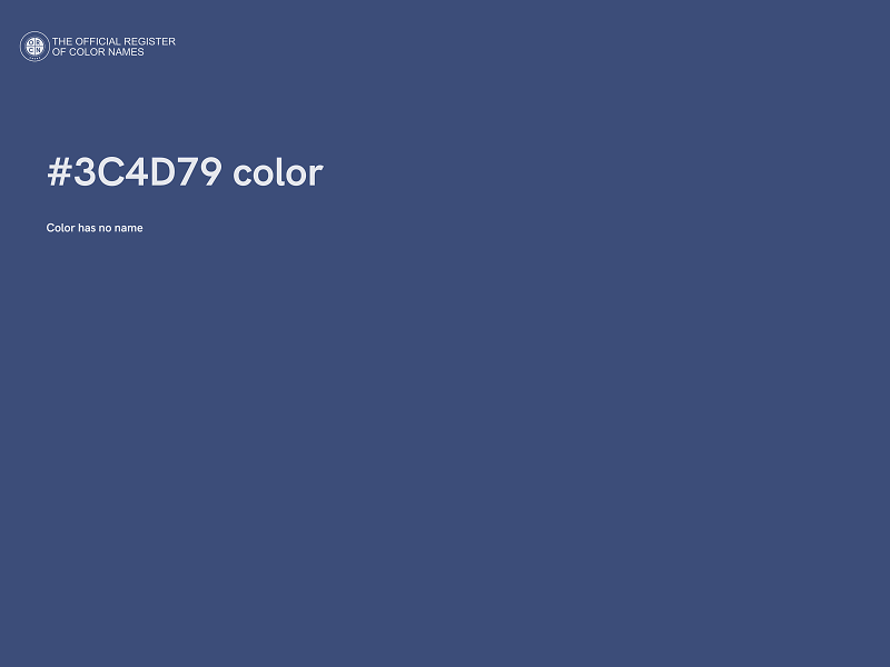 #3C4D79 color image