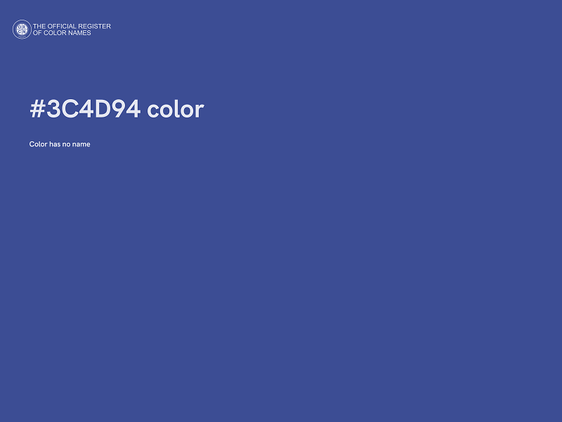 #3C4D94 color image