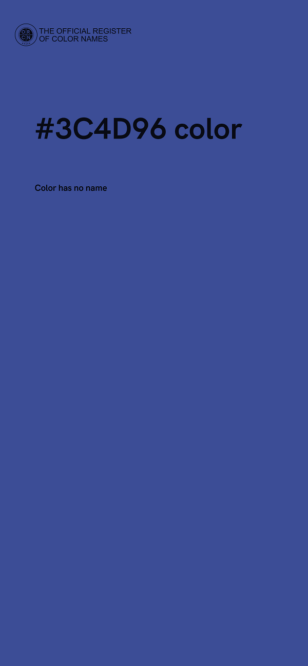 #3C4D96 color image