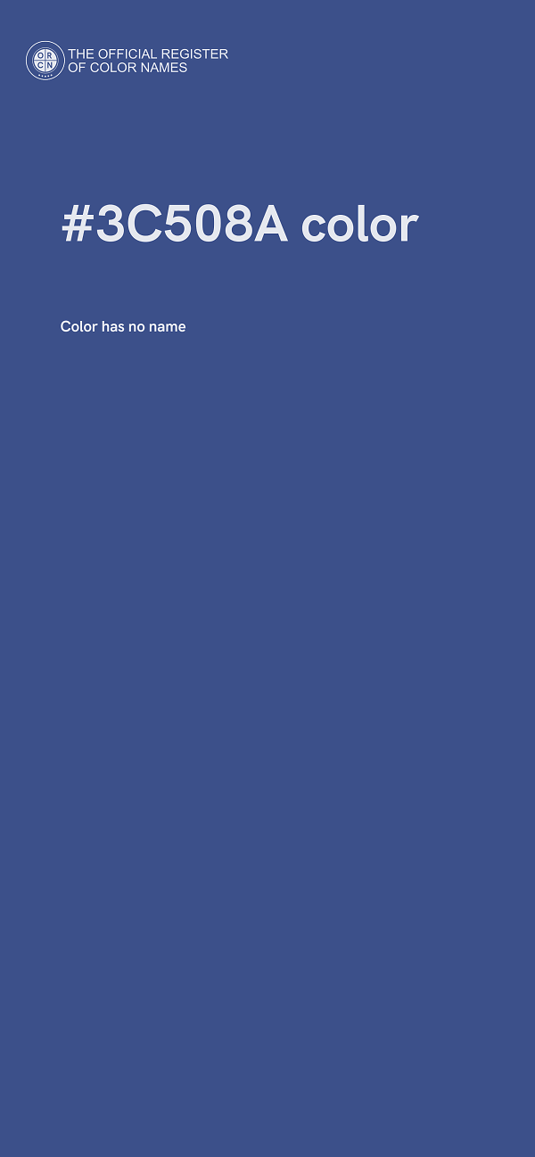 #3C508A color image