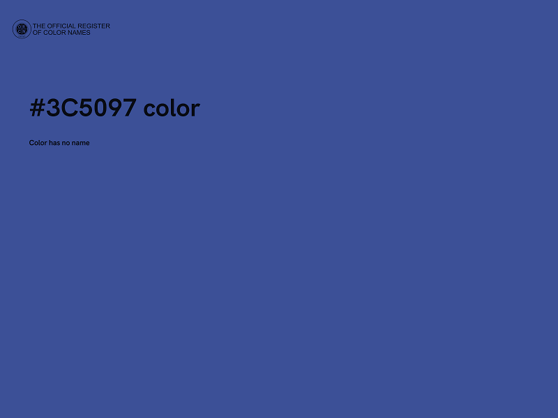 #3C5097 color image