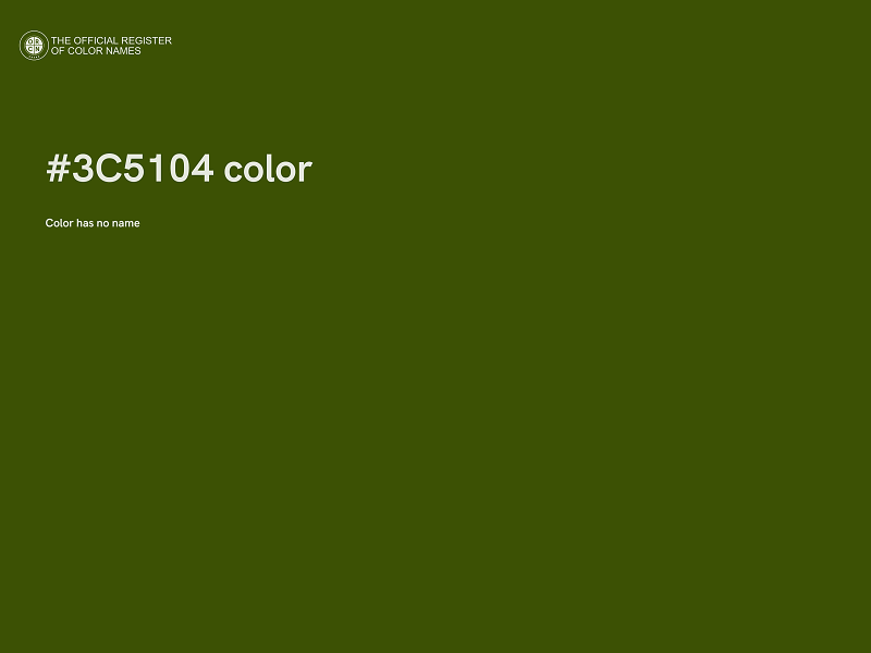 #3C5104 color image