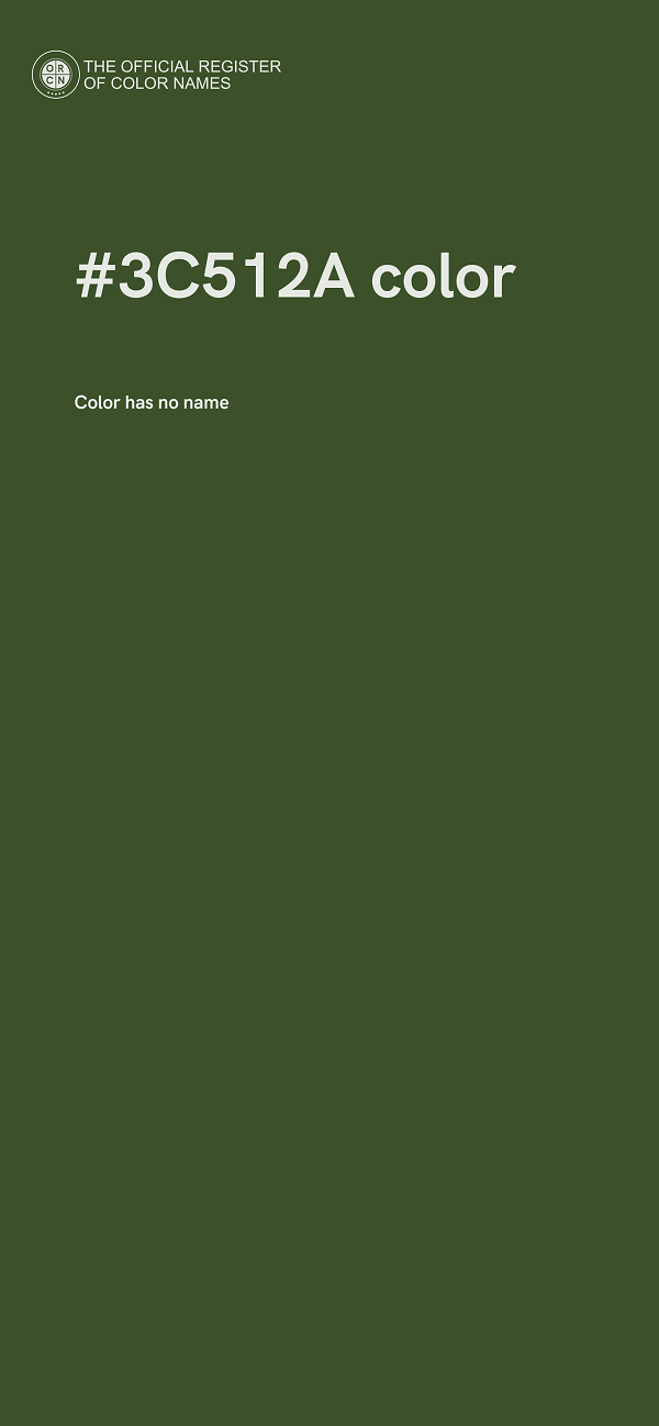#3C512A color image
