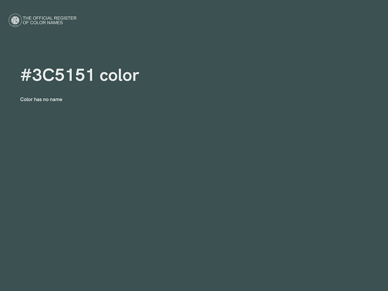 #3C5151 color image