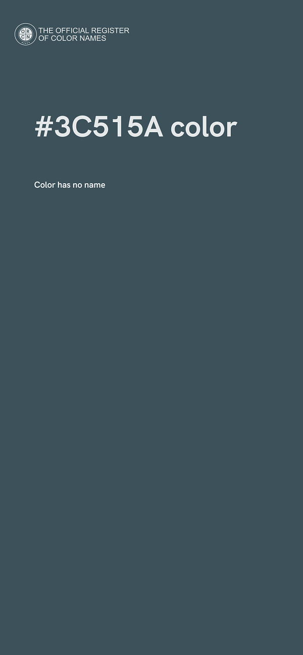 #3C515A color image