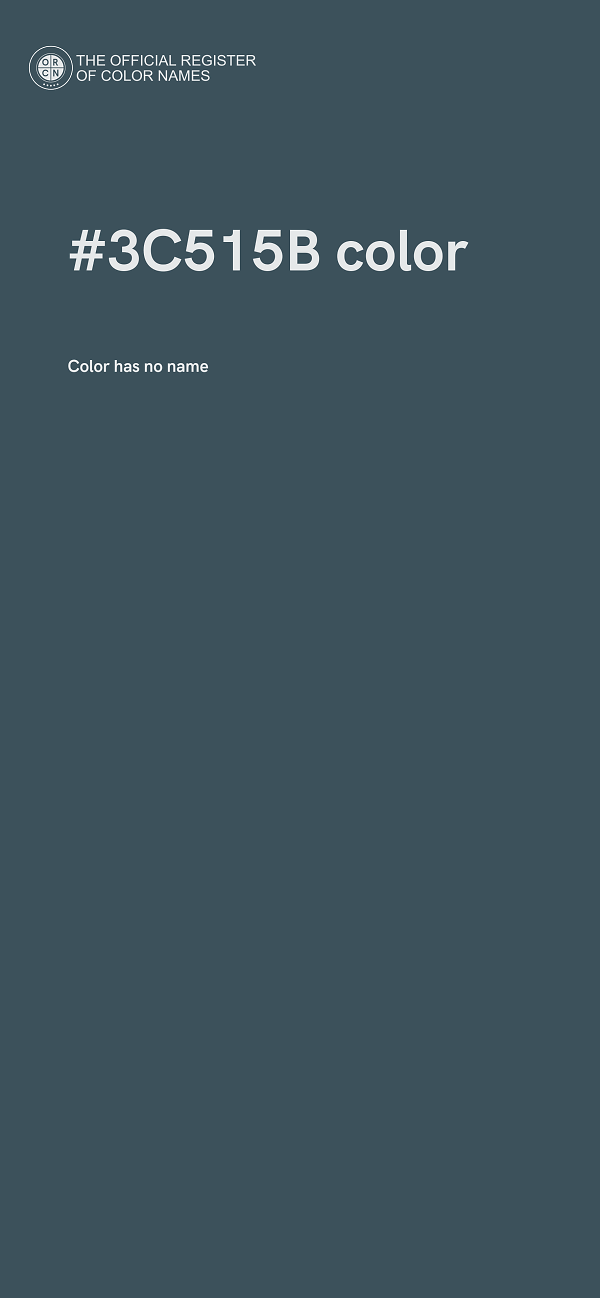 #3C515B color image