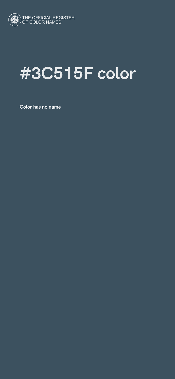 #3C515F color image