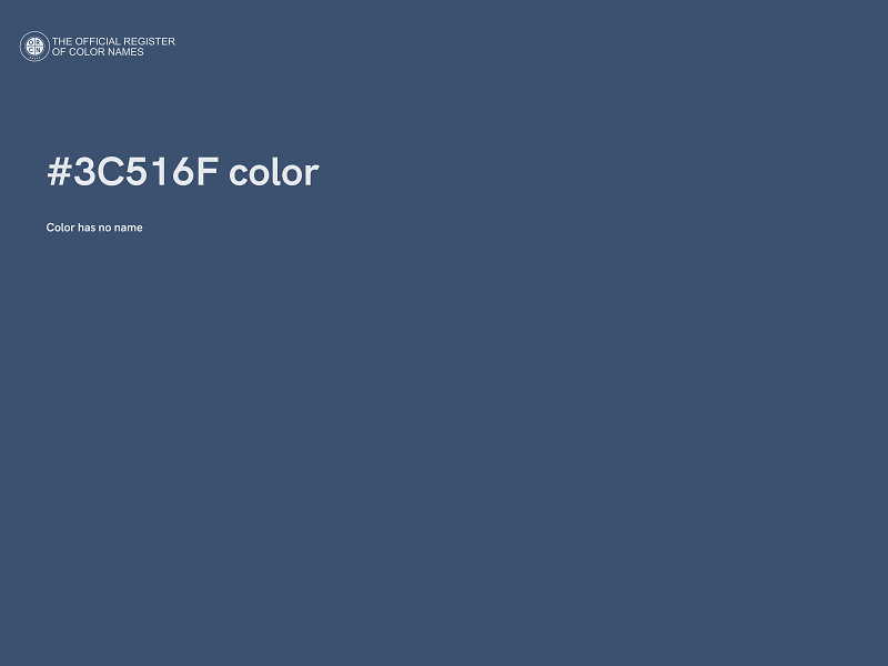 #3C516F color image