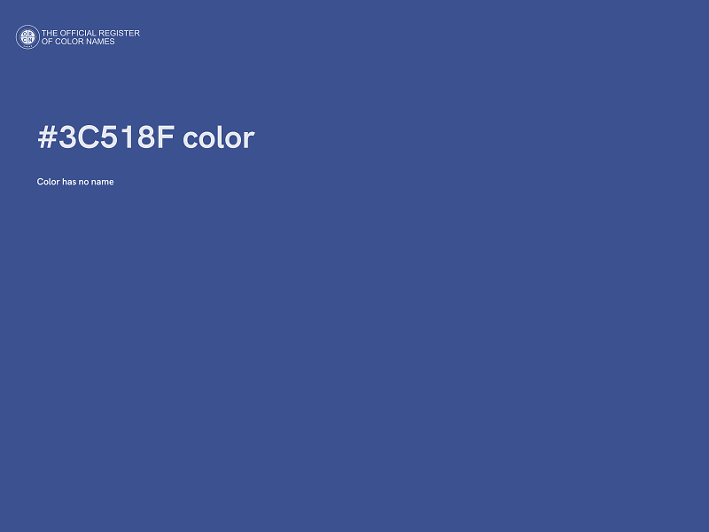 #3C518F color image