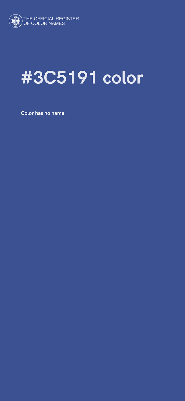 #3C5191 color image