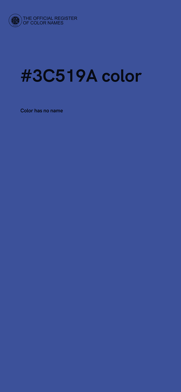 #3C519A color image