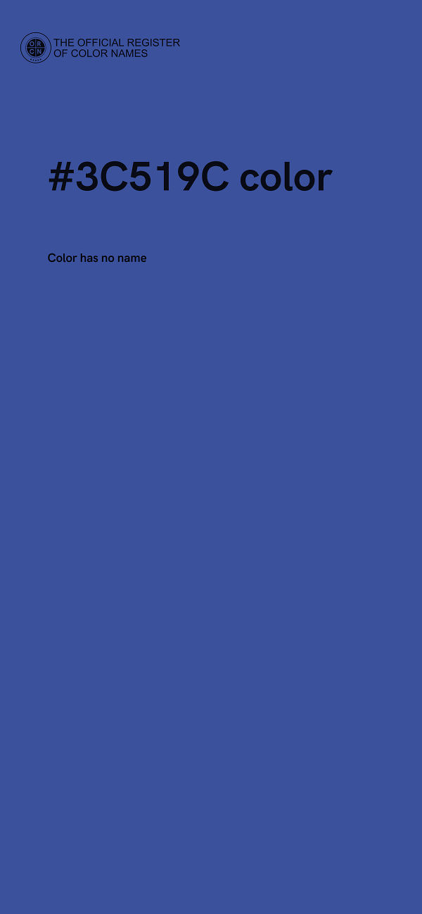#3C519C color image