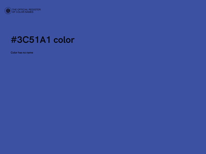 #3C51A1 color image