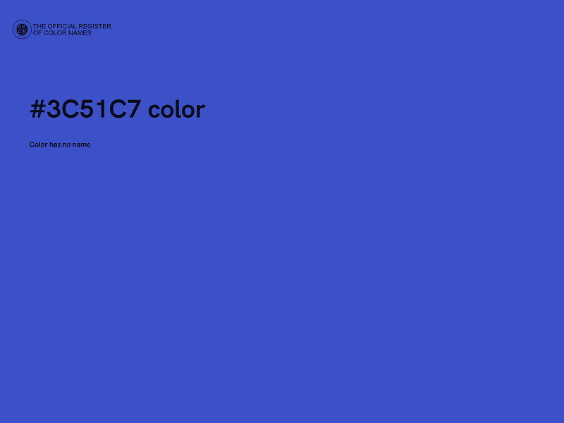 #3C51C7 color image