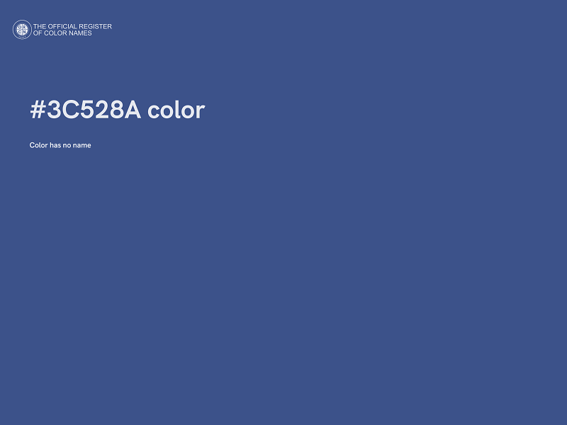 #3C528A color image