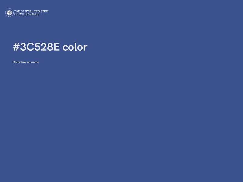 #3C528E color image