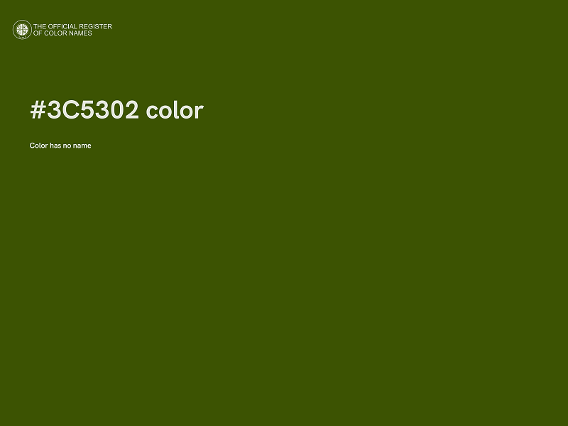 #3C5302 color image