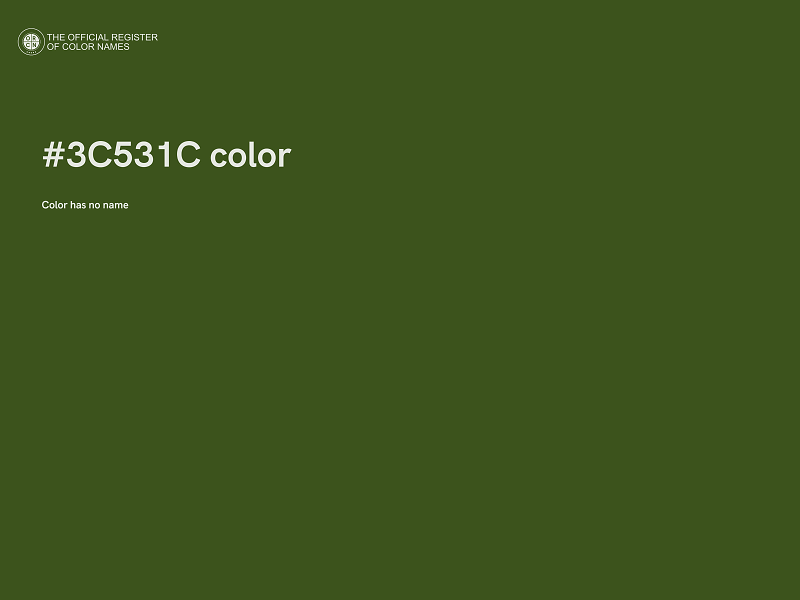 #3C531C color image