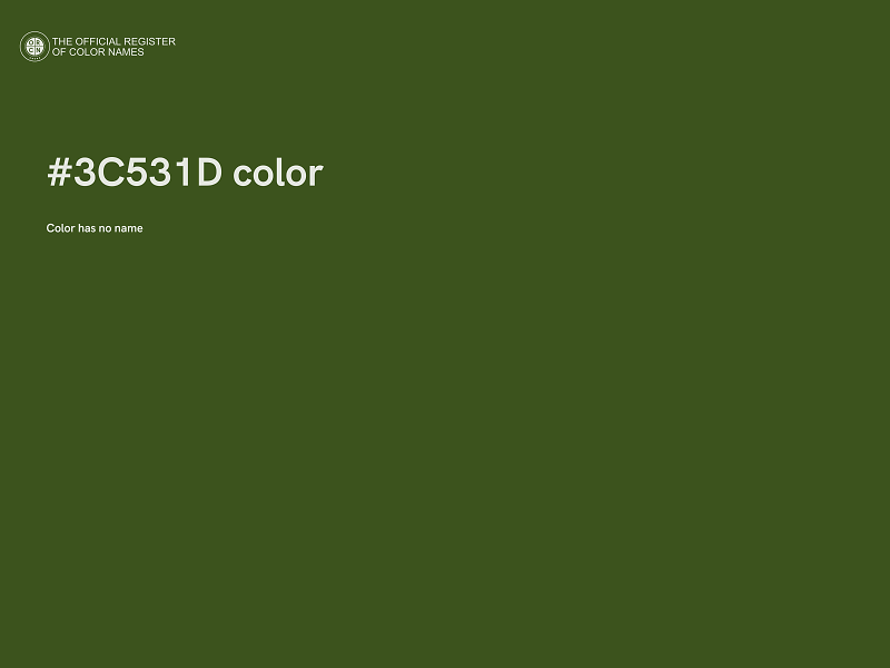 #3C531D color image