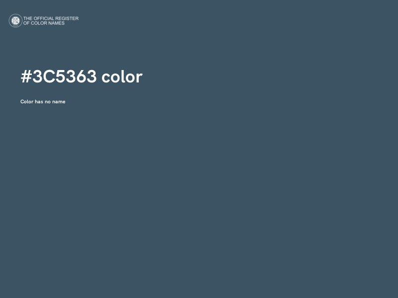 #3C5363 color image