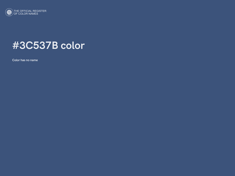 #3C537B color image