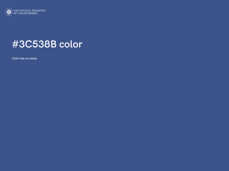 #3C538B color image