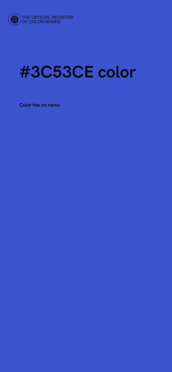 #3C53CE color image