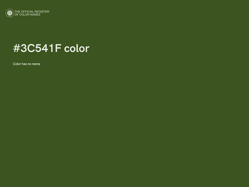 #3C541F color image