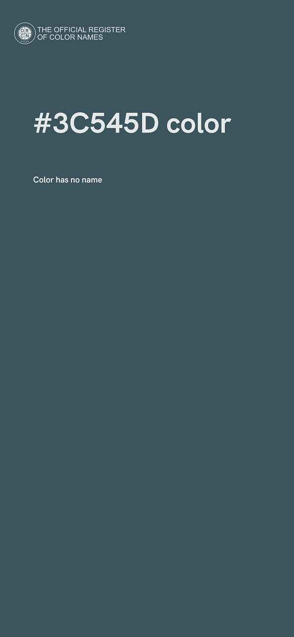 #3C545D color image