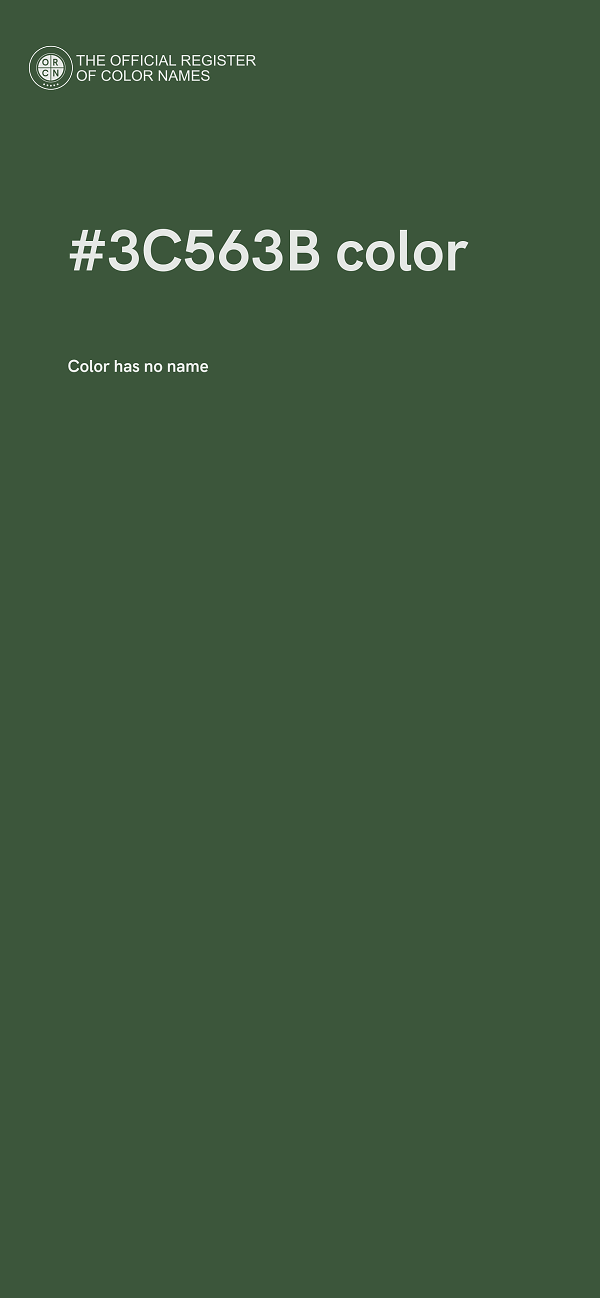#3C563B color image