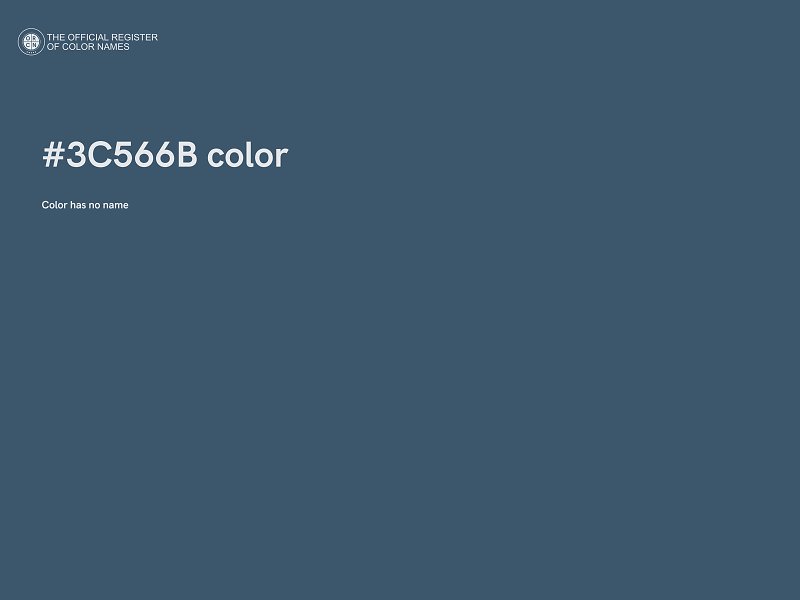 #3C566B color image