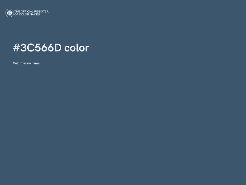 #3C566D color image