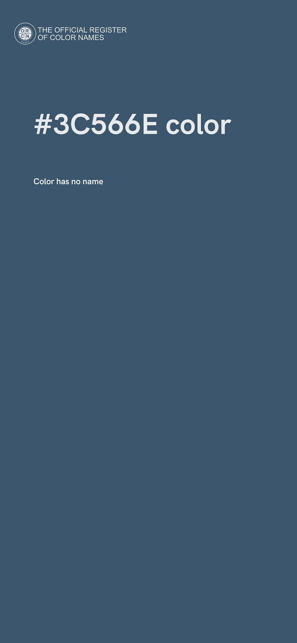 #3C566E color image