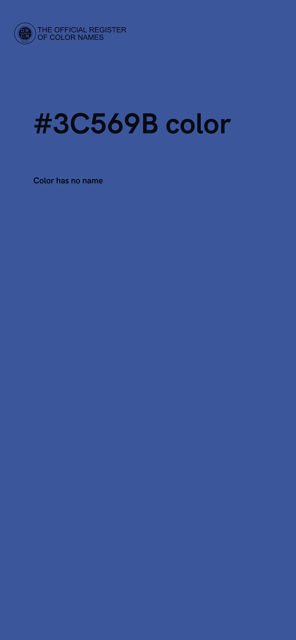#3C569B color image