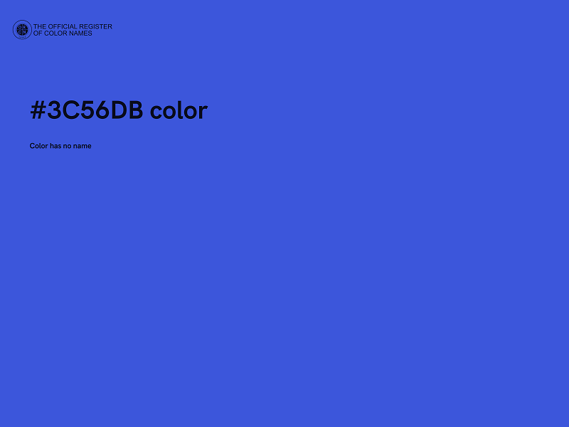 #3C56DB color image