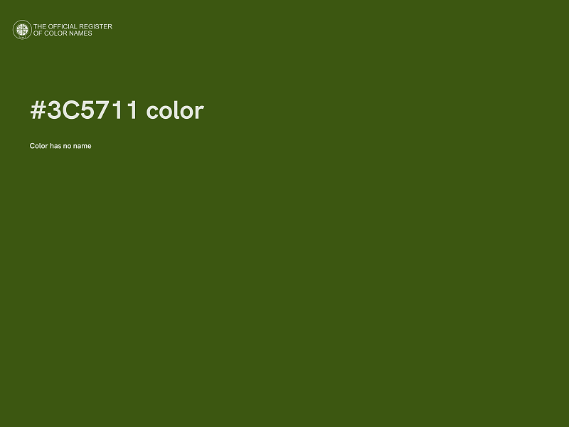 #3C5711 color image
