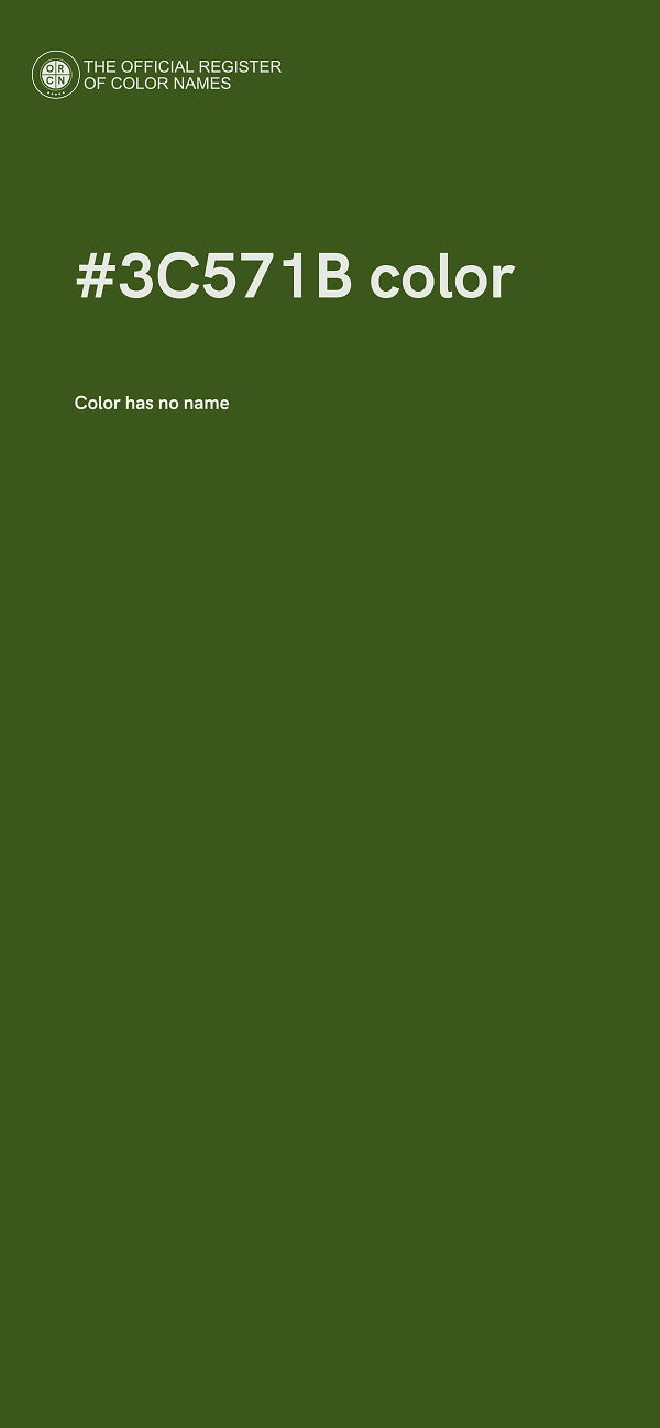 #3C571B color image