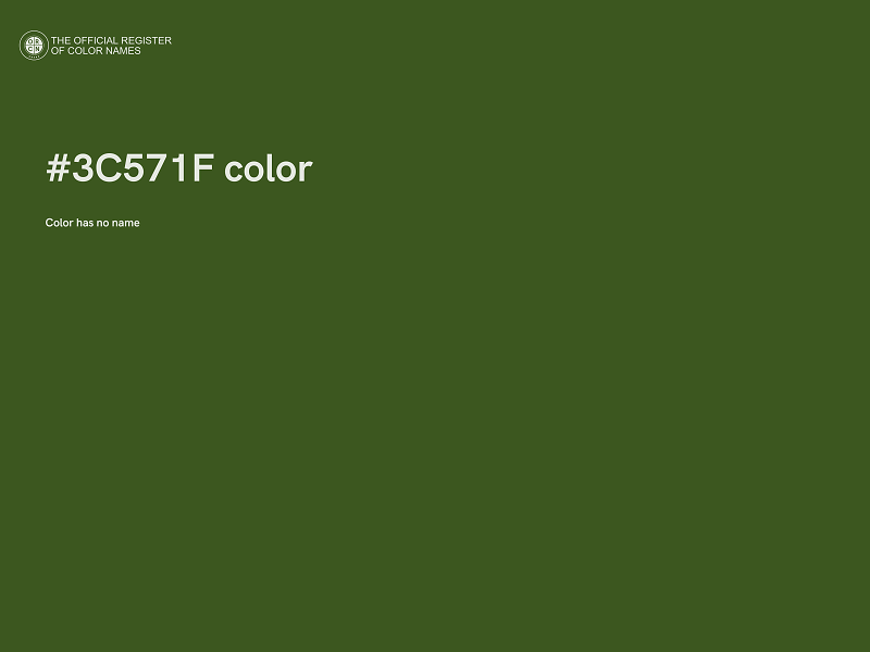 #3C571F color image