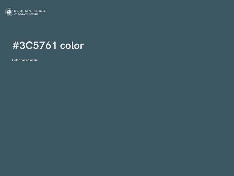 #3C5761 color image