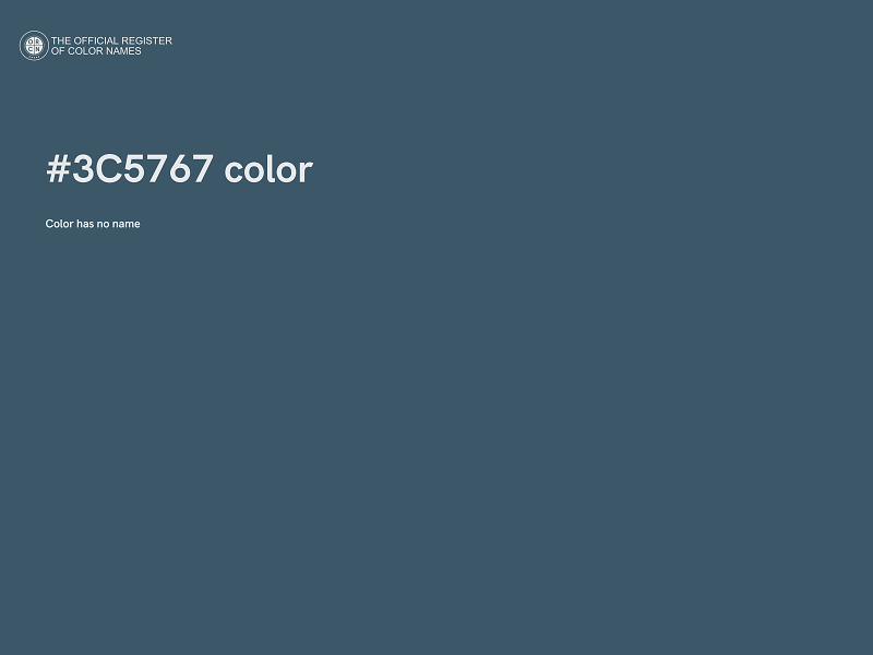 #3C5767 color image