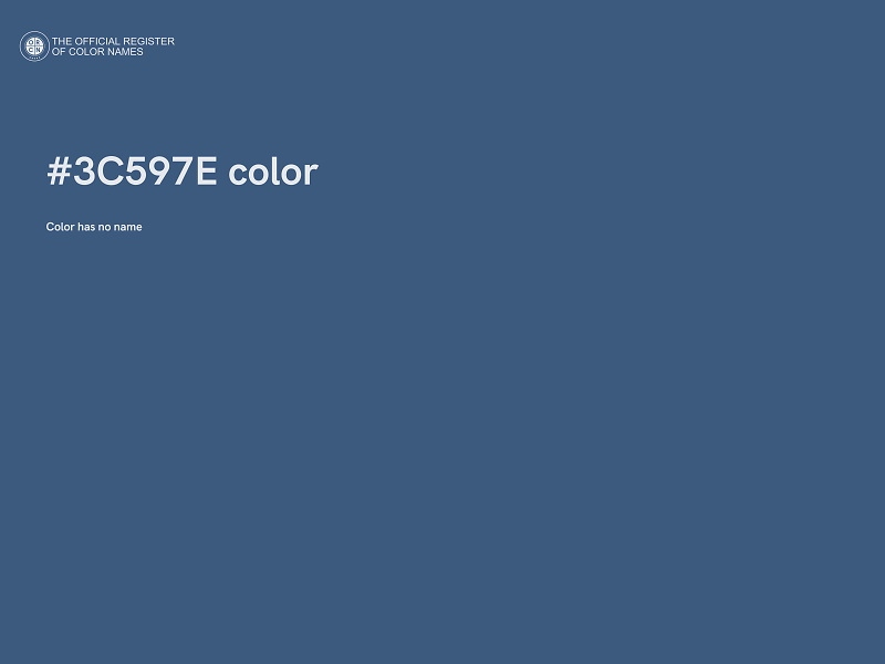 #3C597E color image