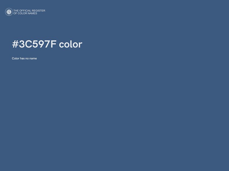 #3C597F color image
