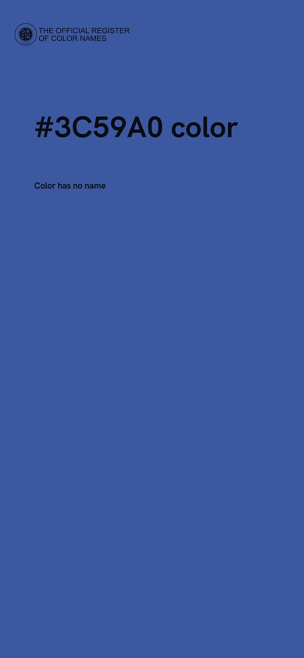 #3C59A0 color image