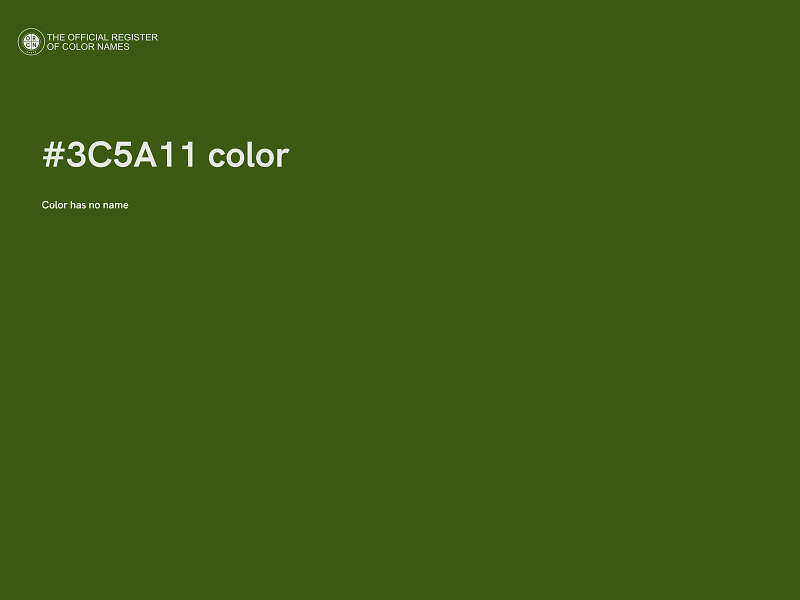 #3C5A11 color image