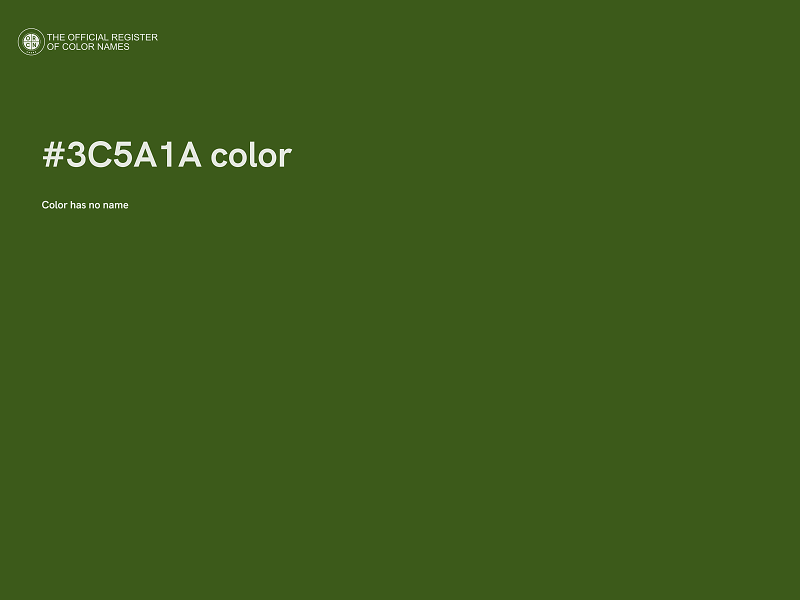 #3C5A1A color image
