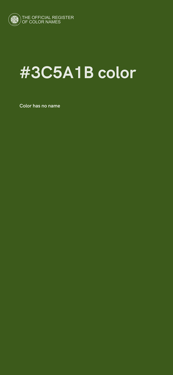 #3C5A1B color image