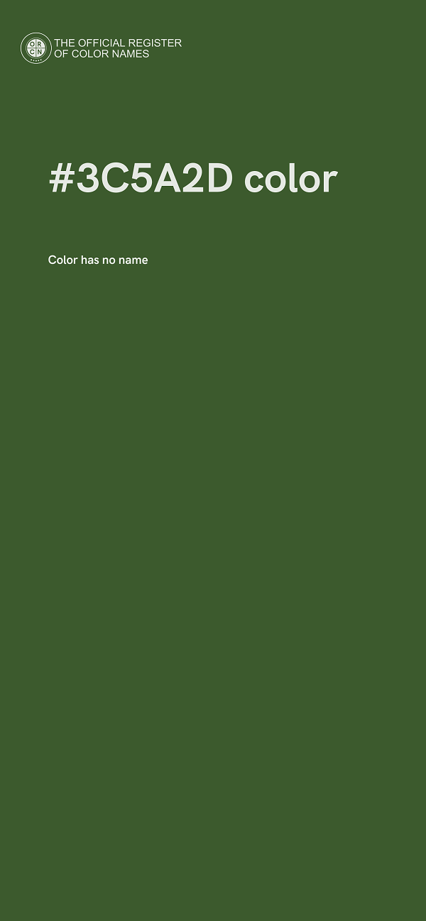 #3C5A2D color image