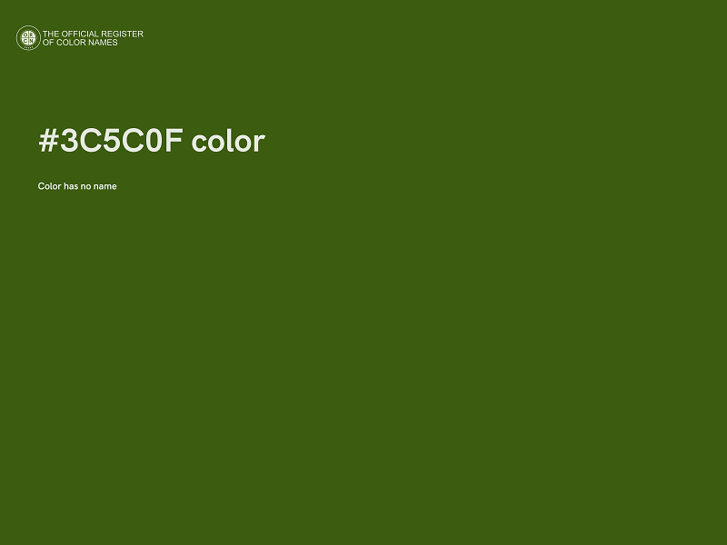 #3C5C0F color image